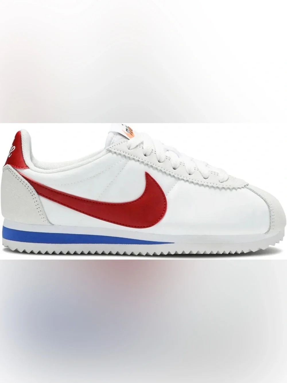 Nike Women’s White Sneakers with Red Swoosh CORTEZ 'FORREST GUMP' 2024